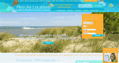 Desktop Screenshot of plein-air-locations.fr